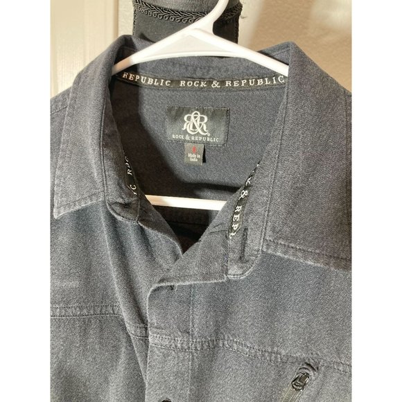 Rock & Republic-SIZE LARGE-LONG SLEEVE-BUTTON UP-MENS - Picture 2 of 3